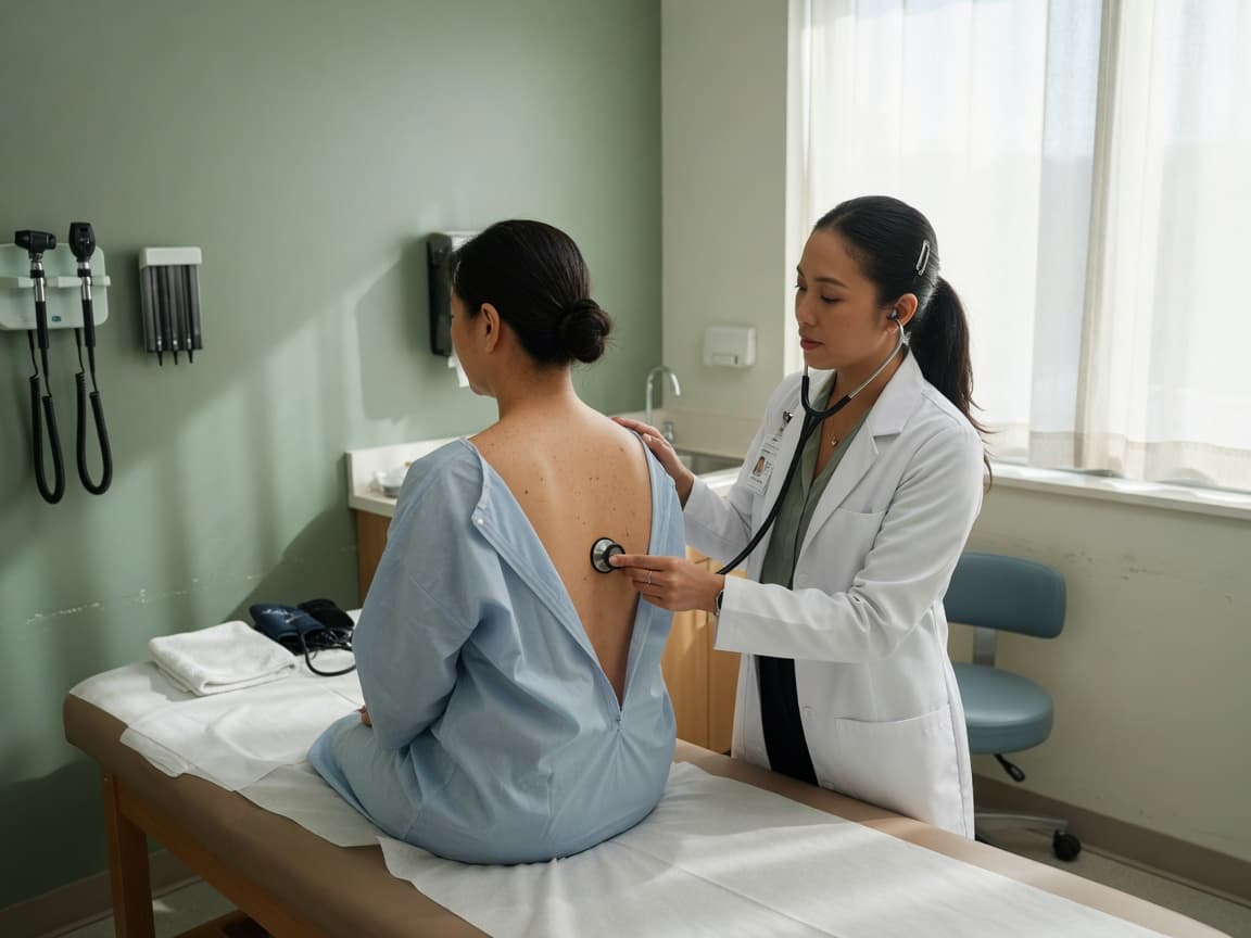 Khám lâm sàng với ống nghe